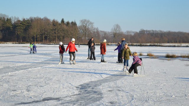 Schaatsen haardijk (zondag 22 januari 2017)